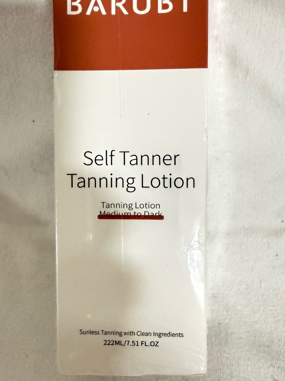 BARUBT Self Tanner Tanning Lotion - Deep Bronze medium to dark 02